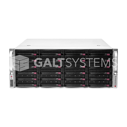 Сервер Supermicro SYS-6047R CSE-847 noCPU X9DRI-LN4F+ 24хDDR3 softRaid IPMI 2х920W PSU Ethernet 4х1Gb/s 24х3,5" EXP SAS2-846EL1 FCLGA2011