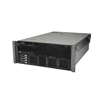 Сервер Dell PowerEdge R920 noCPU 96хDDR3 softRaid iDRAC 4х1100W PSU Ethernet 4х1Gb/s 4х2,5" FCLGA2011